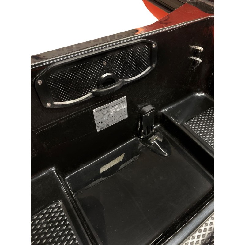 Лодка РИБ с монтажным блоком Навигатор 400R Pro, оранжевый