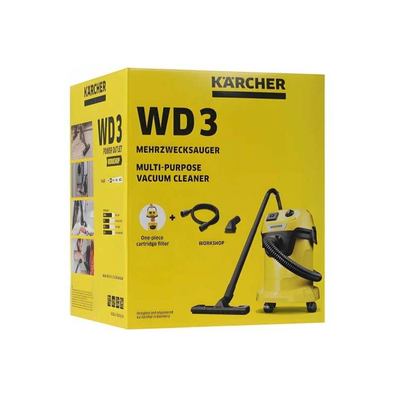 Пылесос Karcher WD 3 P V-17/4/20