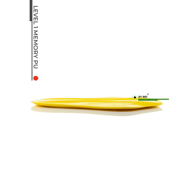 Защитная вставка спина Starks Level 1 Memory PU, желтый