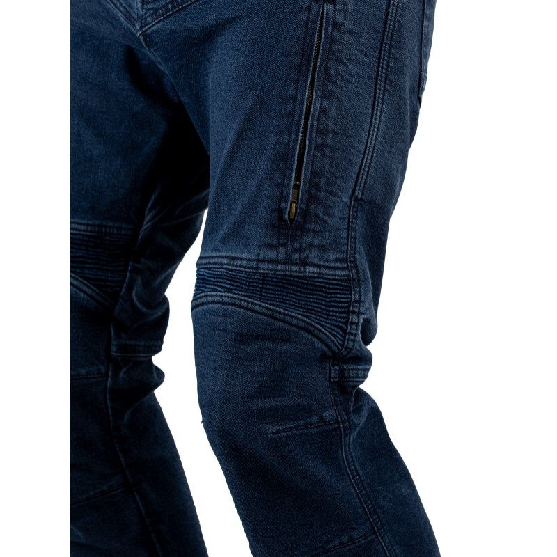 Мотоджинсы мужские Starks Savage Cordura Denim EF56, синий, размер 30 (46)