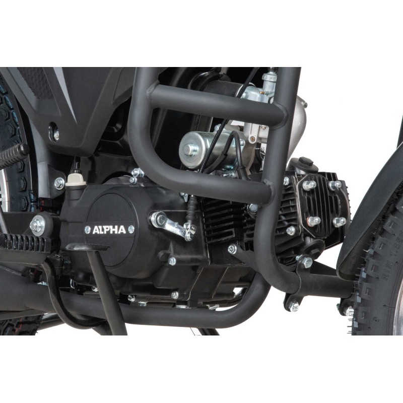 Мопед Motoland Alpha RТ 11, черный