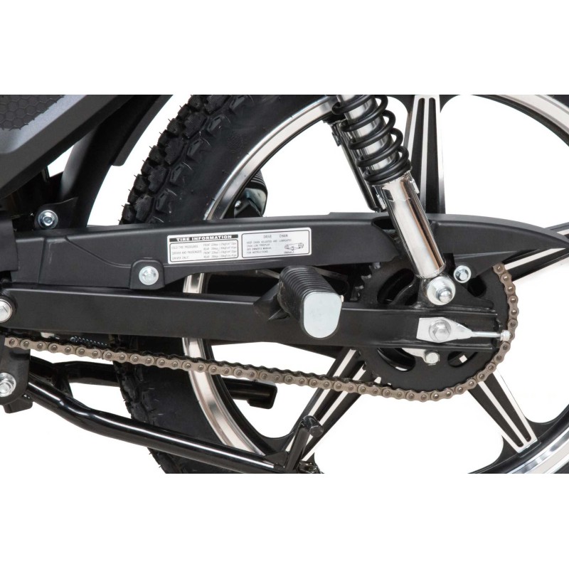 Мопед Motoland Alpha RТ 11, черный