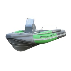 Лодка РИБ с интегрированным фальшбортом и рулевой консолью Angler Tornado 460S FI
