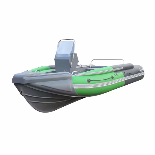 Лодка РИБ с интегрированным фальшбортом и рулевой консолью Angler Tornado 460S FI