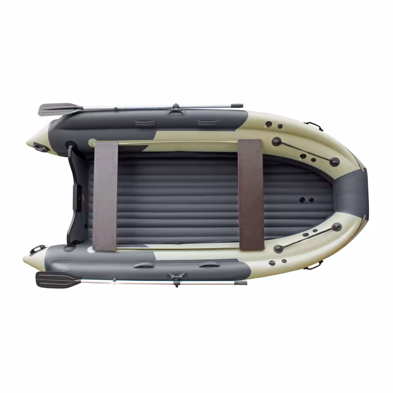 Лодка РИБ с интегрированным фальшбортом и рулевой консолью Angler Tornado 460S FI