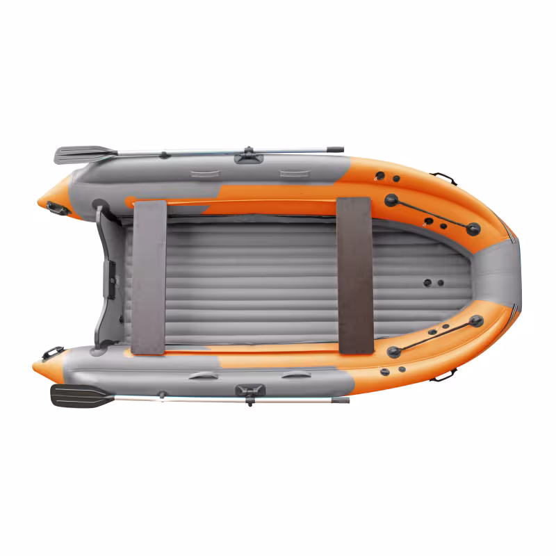 Лодка РИБ с интегрированным фальшбортом и рулевой консолью Angler Tornado 460S FI