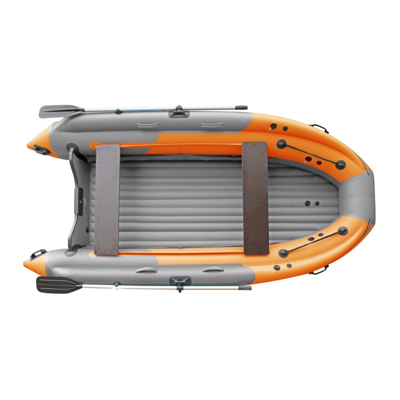 Лодка РИБ с интегрированным фальшбортом и рулевой консолью Angler Tornado 460S FI