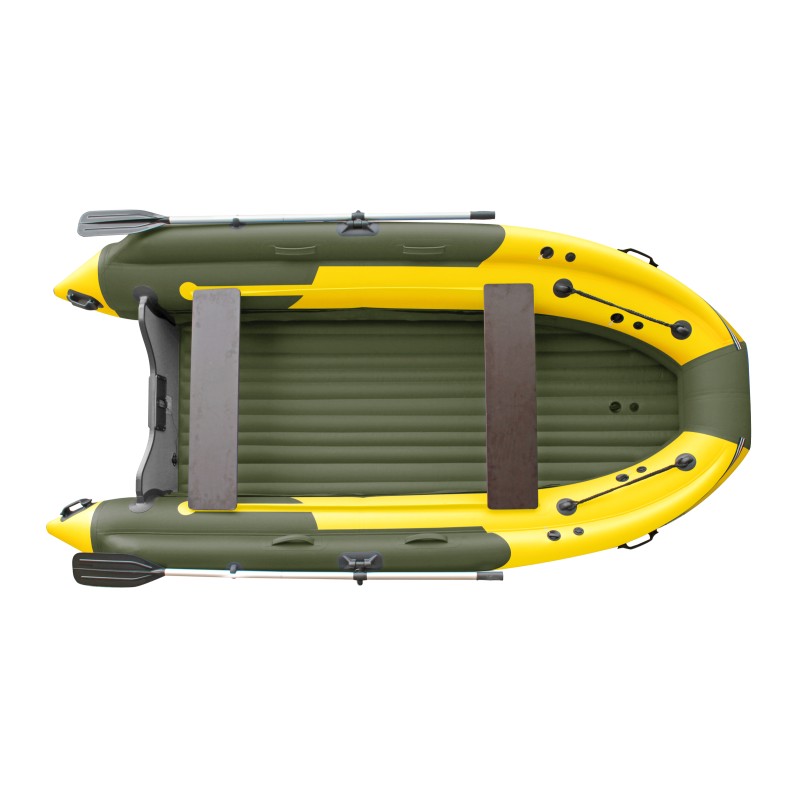 Лодка РИБ с интегрированным фальшбортом и рулевой консолью Angler Tornado 460S FI