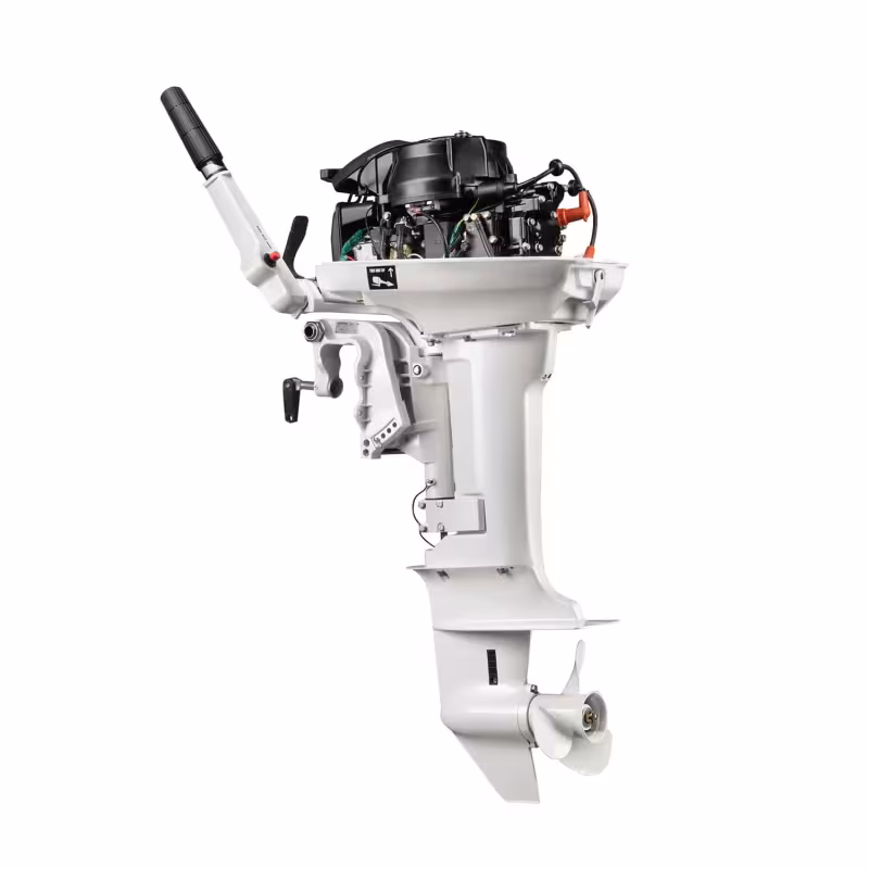 Лодочный мотор 2-тактный Gladiator G 9.9FHS White, 9.9 л.с.