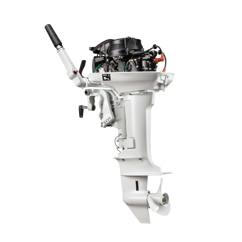 Лодочный мотор 2-тактный Gladiator G 9.9FHS White, 9.9 л.с.