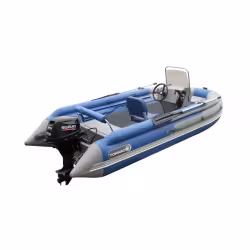 Лодка РИБ с интегрированным фальшбортом Angler Tornado 430 Skat Fi