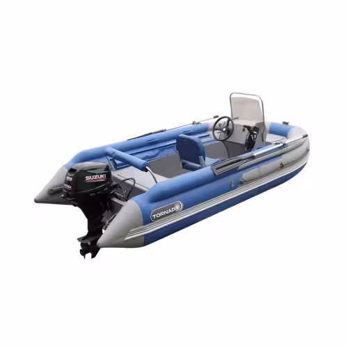 Лодка РИБ с интегрированным фальшбортом Angler Tornado 430 Skat Fi