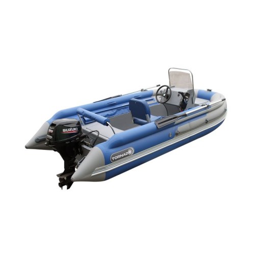 Лодка РИБ с интегрированным фальшбортом Angler Tornado 430 Skat Fi