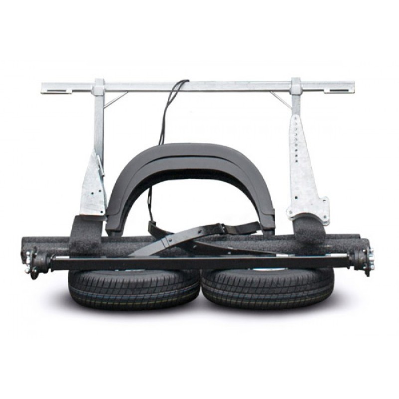 Прицеп лодочный одноосный МЗСА 81771С.012 Компакт, опорное колесо