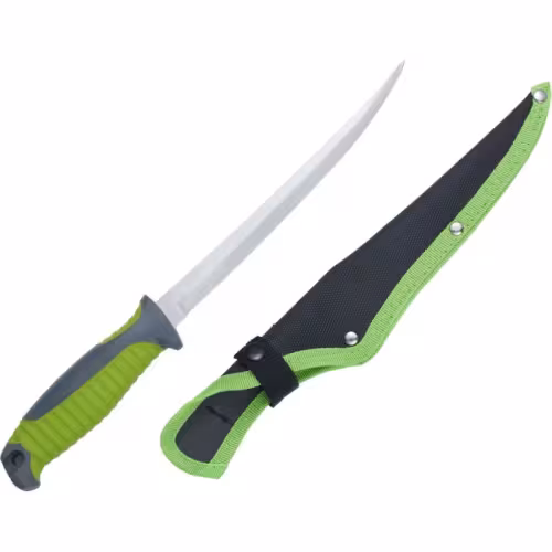 Нож филейный HL Fillet Green+Grey, клинок 20.2 см
