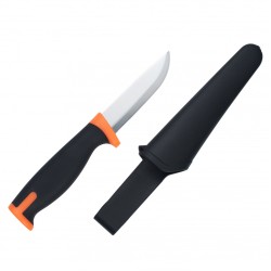 Нож туристический HL Outdoor Black+Orange, клинок 9 см