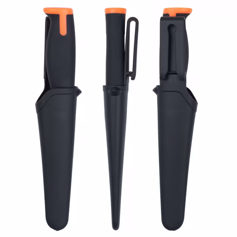 Нож туристический HL Outdoor Black+Orange, клинок 9 см