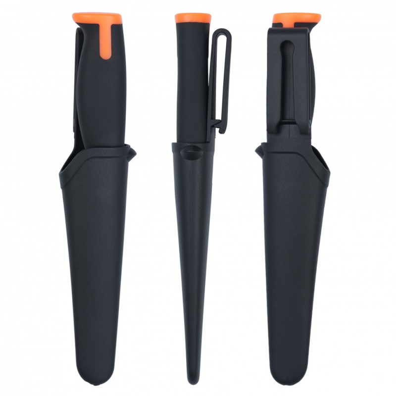 Нож туристический HL Outdoor Black+Orange, клинок 9 см