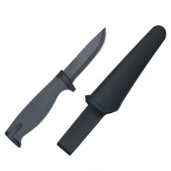 Нож HL Tactical Gray, клинок черный 9 см