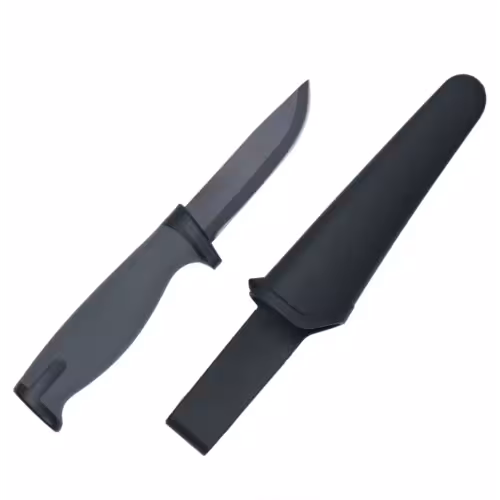 Нож HL Tactical Gray, клинок черный 9 см