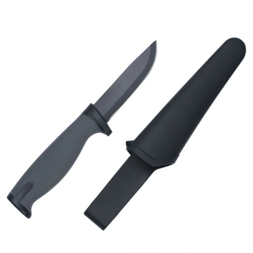 Нож HL Tactical Gray, клинок черный 9 см