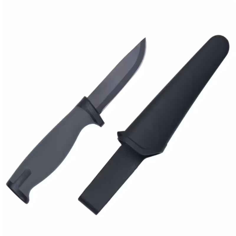 Нож HL Tactical Gray, клинок черный 9 см