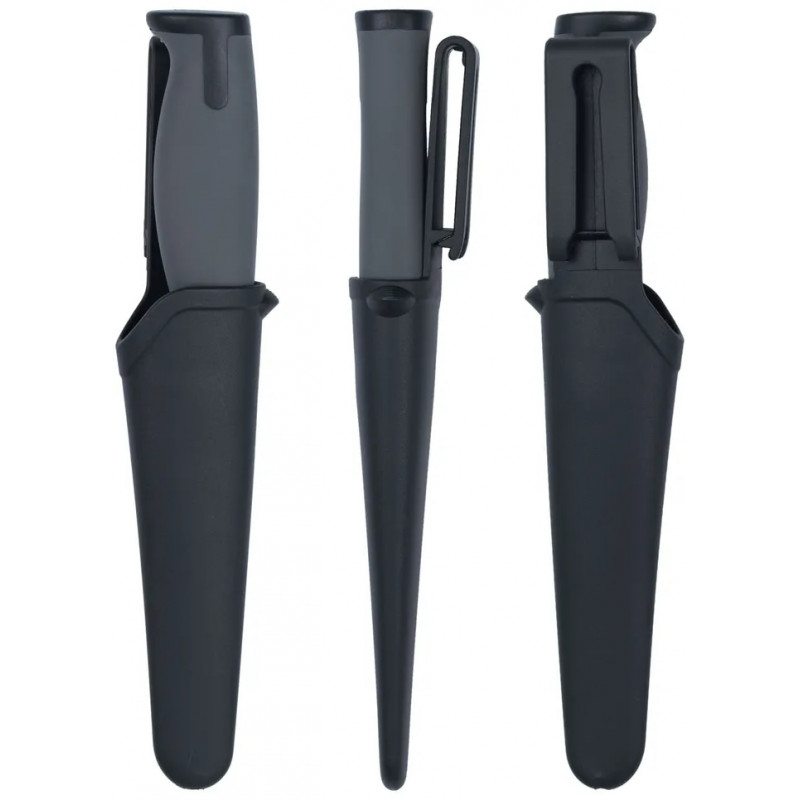 Нож HL Tactical Gray, клинок черный 9 см