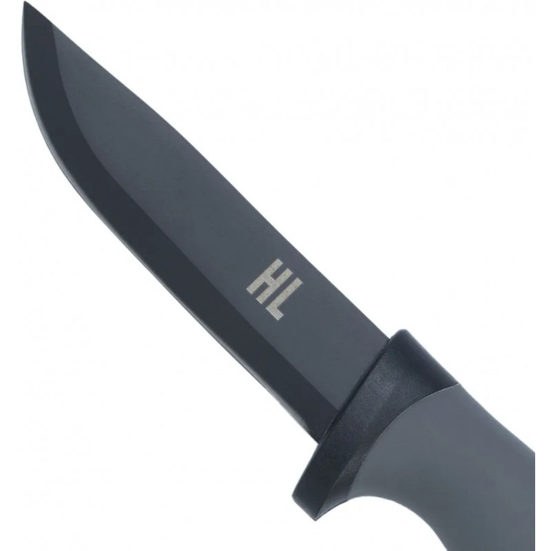 Нож HL Tactical Gray, клинок черный 9 см