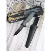 Нож HL Tactical Gray, клинок черный 9 см