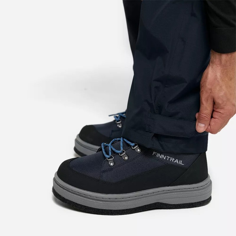 Брюки мужские Finntrail LightSuit 4614 Graphite, мембрана Hard-Tex, черный, размер 54-56 (MK), 170-180 см