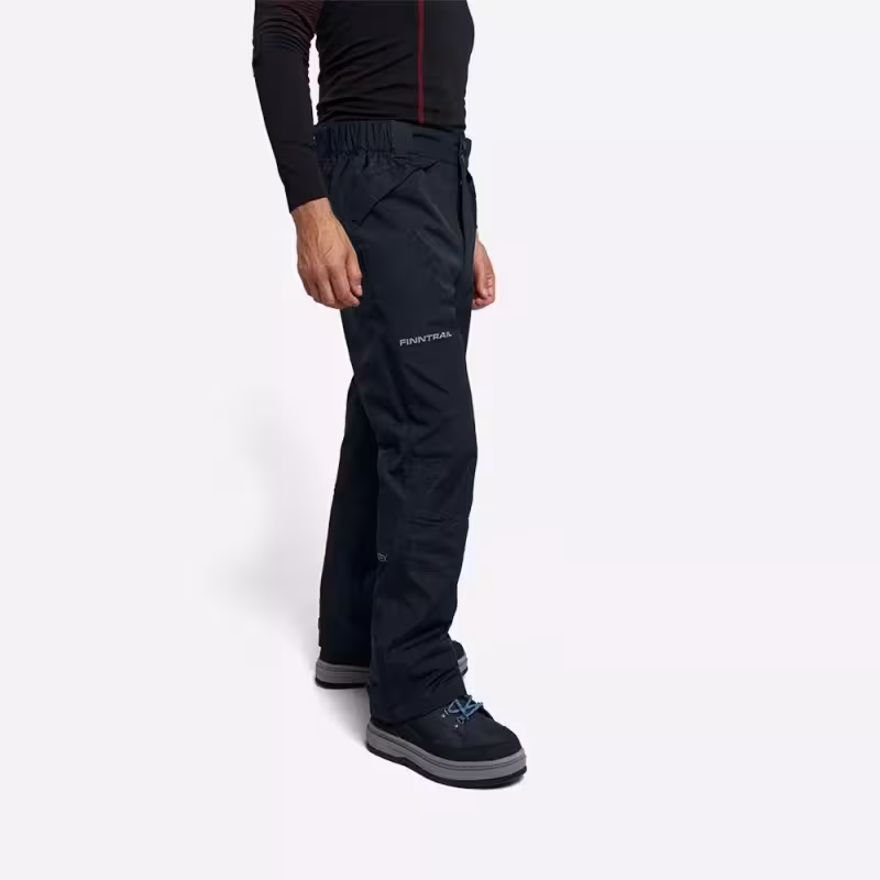 Брюки мужские Finntrail LightSuit 4614 Graphite, мембрана Hard-Tex, черный, размер 54-56 (XL), 180-190 см