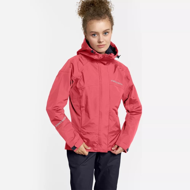Куртка женская Finntrail Sierra 3451 Berry, Рипстоп, розовый, размер 46-48 (M), 165-175 см