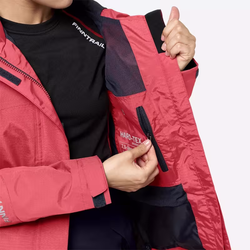 Куртка женская Finntrail Sierra 3451 Berry, Рипстоп, розовый, размер 50-52 (XL), 170-180 см