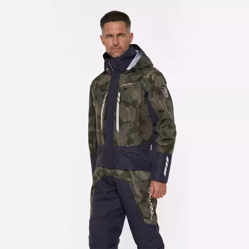 Куртка мужская Finntrail Greenwood 4021 CamoShadowGreen, мембрана Hard-Tex, зеленый камуфляж, размер 44-46 (S), 165-175 cм