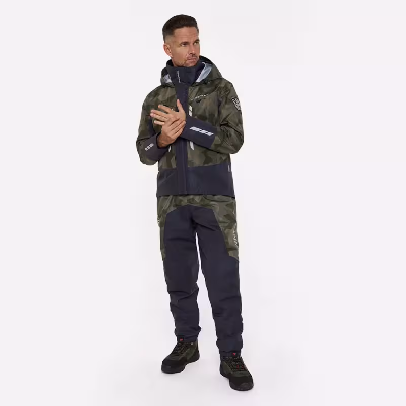 Куртка мужская Finntrail Greenwood 4021 CamoShadowGreen, мембрана Hard-Tex, зеленый камуфляж, размер 54-56 (MK), 170-180 cм