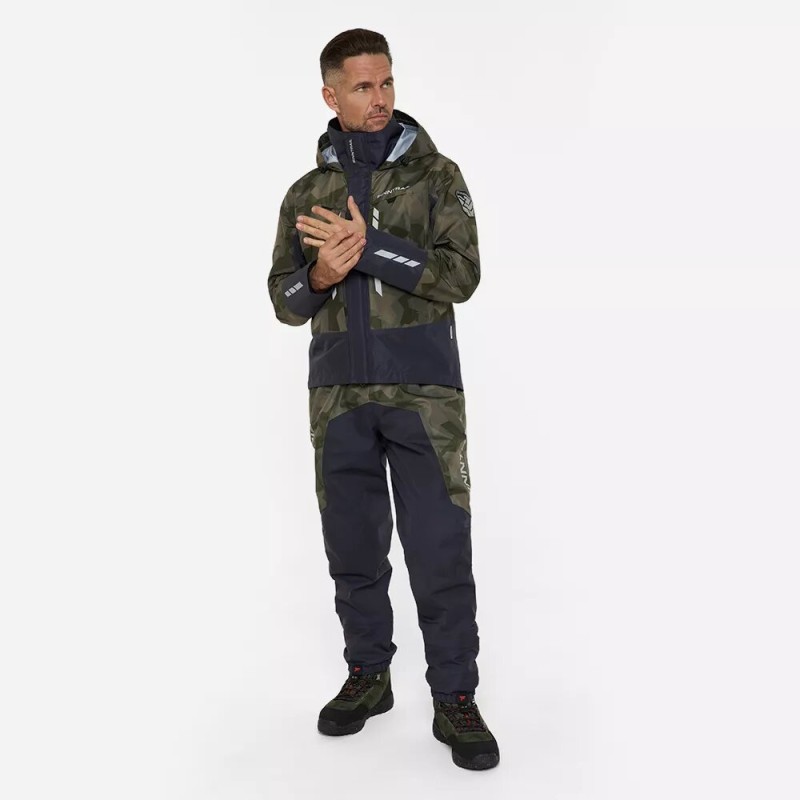 Куртка мужская Finntrail Greenwood 4021 CamoShadowGreen, мембрана Hard-Tex, зеленый камуфляж, размер 54-56 (MK), 170-180 cм