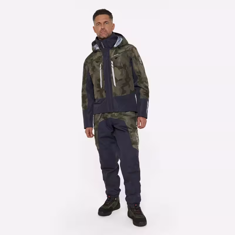 Куртка мужская Finntrail Greenwood 4021 CamoShadowGreen, мембрана Hard-Tex, зеленый камуфляж, размер 50-52 (L), 175-185 см