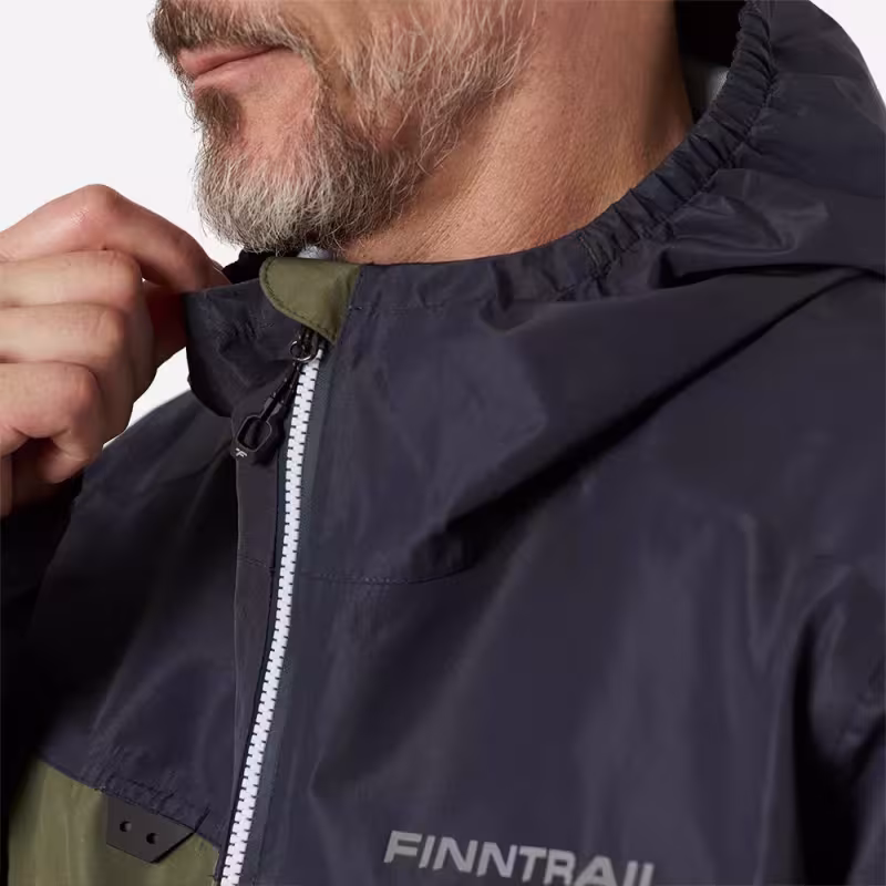 Куртка мужская Finntrail Apex 4027 Khaki, мембрана Hard-Tex, хаки, размер 44-46 (S), 165-175 см