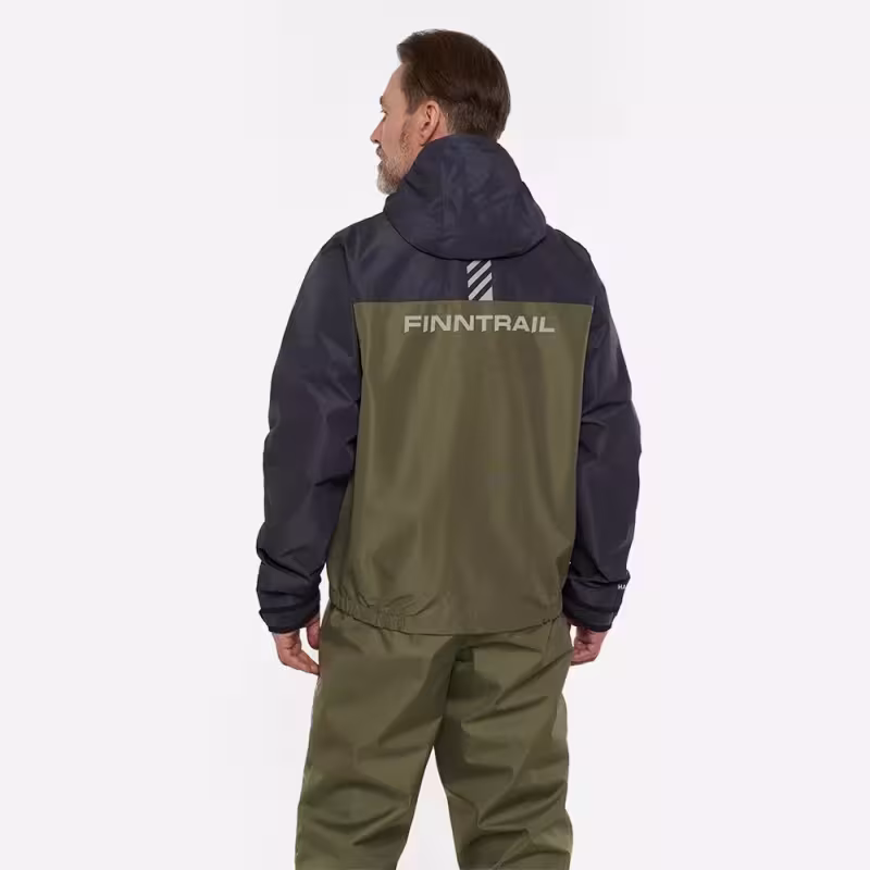Куртка мужская Finntrail Apex 4027 Khaki, мембрана Hard-Tex, хаки, размер 48-50 (M), 170-180 см