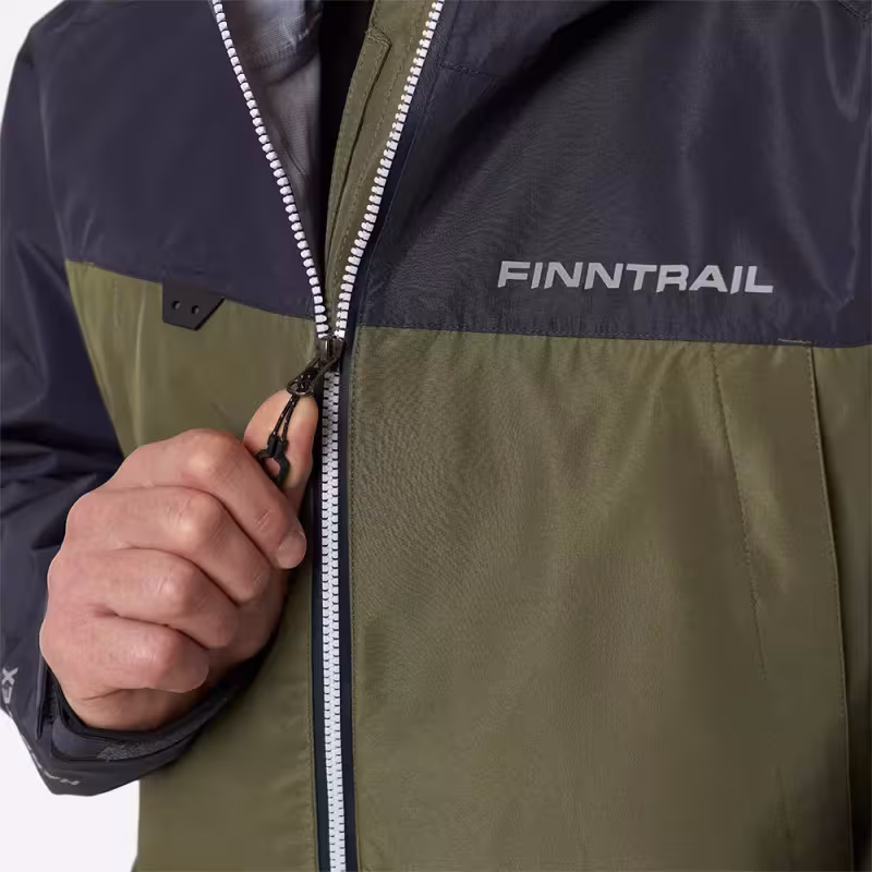Куртка мужская Finntrail Apex 4027 Khaki, мембрана Hard-Tex, хаки, размер 50-52 (L), 175-185 см