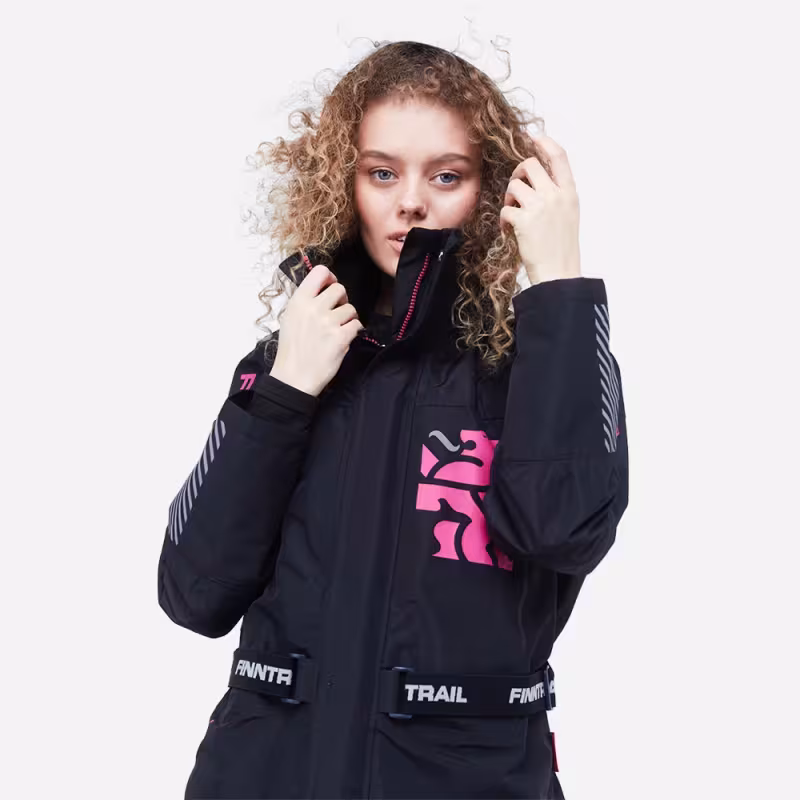 Куртка женская Finntrail Rachel 6455 Graphite, мембрана Hard-Tex, графит, размер 48-50 (SQ), 160-170 см