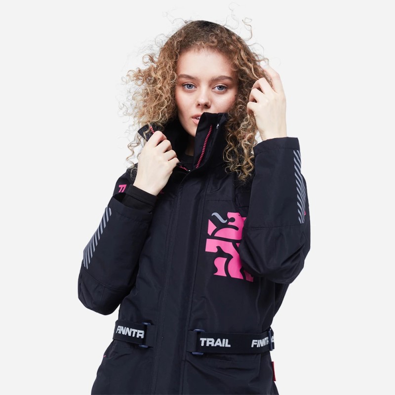 Куртка женская Finntrail Rachel 6455 Graphite, мембрана Hard-Tex, графит, размер 50-52 (MQ), 165-175 см