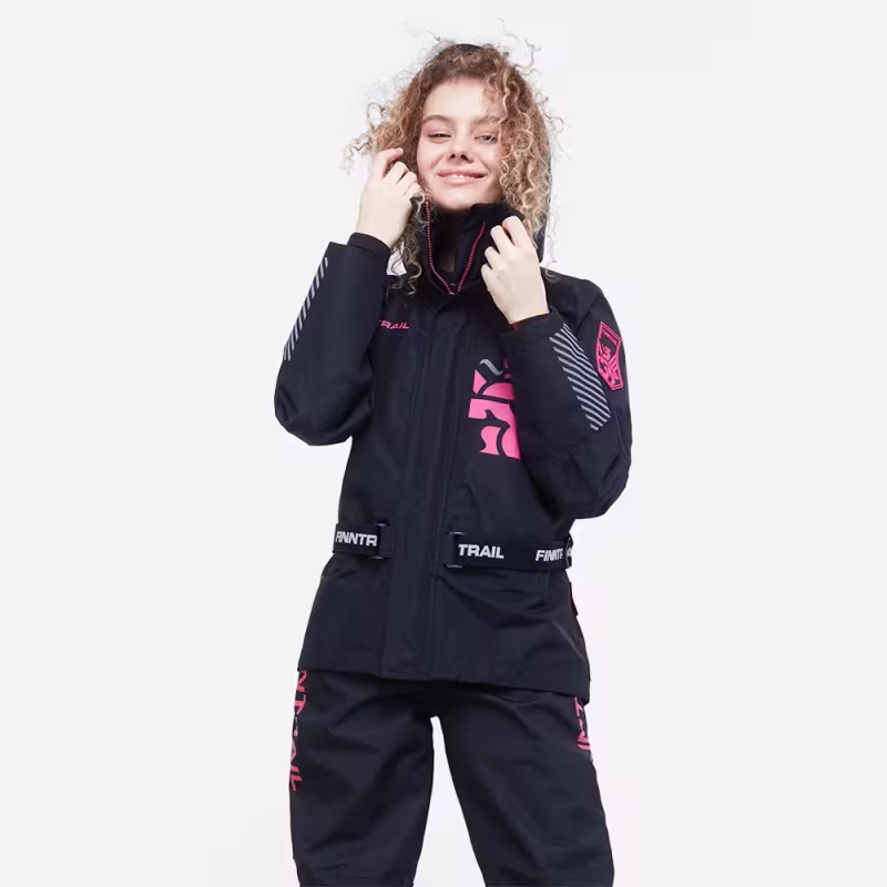 Куртка женская Finntrail Rachel 6455 Graphite, мембрана Hard-Tex, графит, размер 50-52 (MQ), 165-175 см