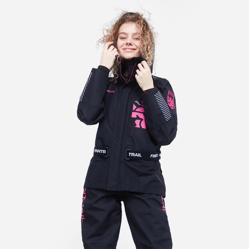 Куртка женская Finntrail Rachel 6455 Graphite, мембрана Hard-Tex, графит, размер 50-52 (MQ), 165-175 см