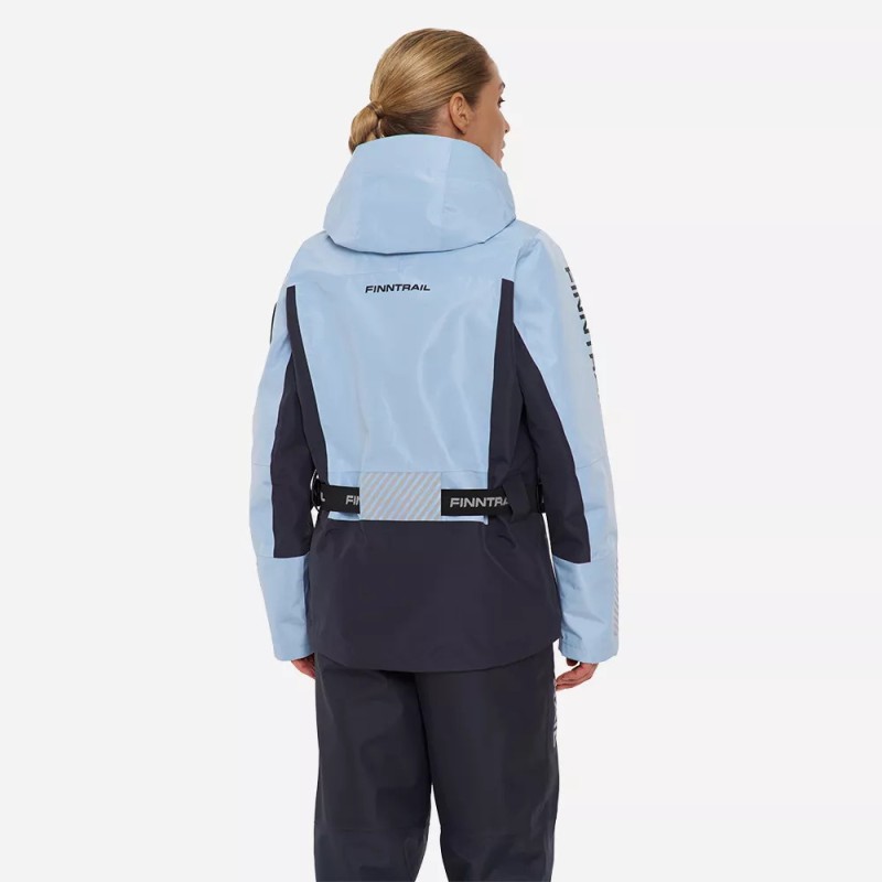 Куртка женская Finntrail Rachel 6455 LightBlue, мембрана Hard-Tex, голубой, размер 42-44 (XS), 155-165 см