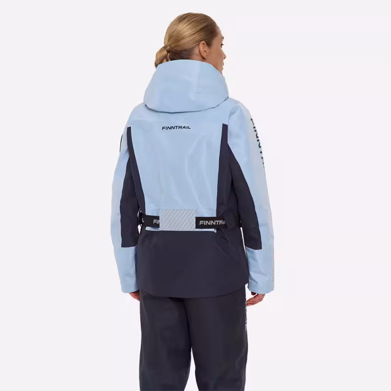 Куртка женская Finntrail Rachel 6455 LightBlue, мембрана Hard-Tex, голубой, размер 44-46 (S), 160-170 см