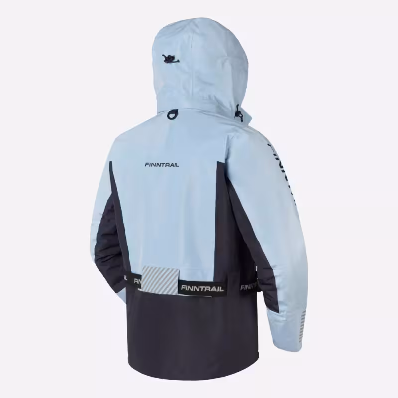 Куртка женская Finntrail Rachel 6455 LightBlue, мембрана Hard-Tex, голубой, размер 48-50 (SQ), 160-170 см