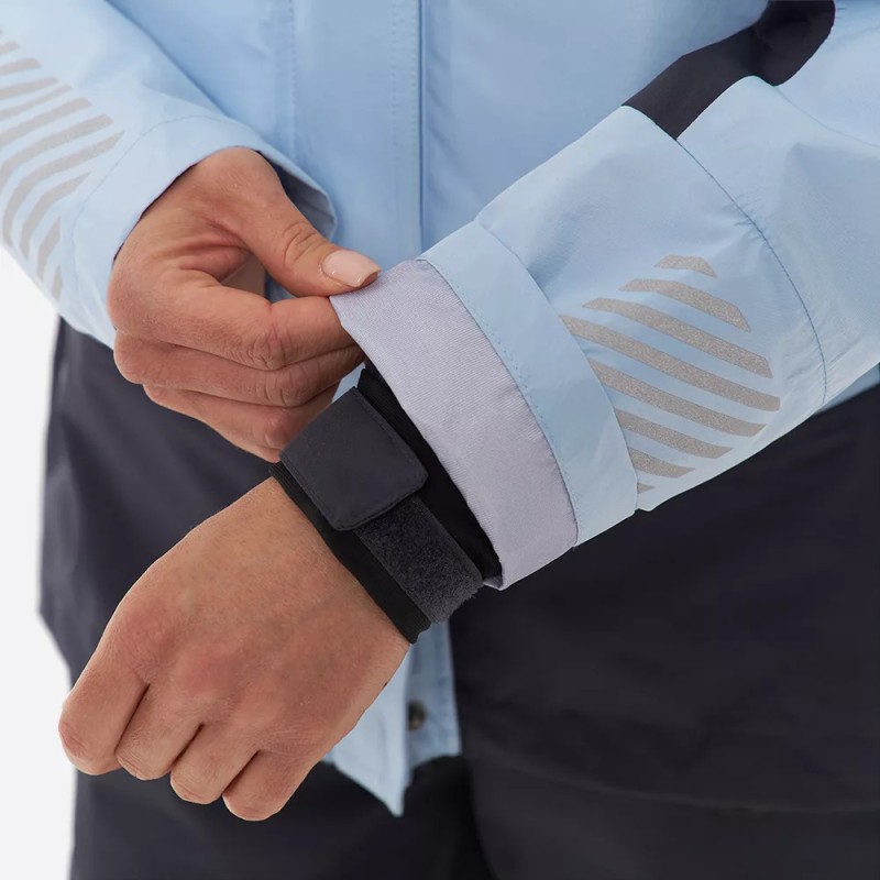 Куртка женская Finntrail Rachel 6455 LightBlue, мембрана Hard-Tex, голубой, размер 48-50 (SQ), 160-170 см