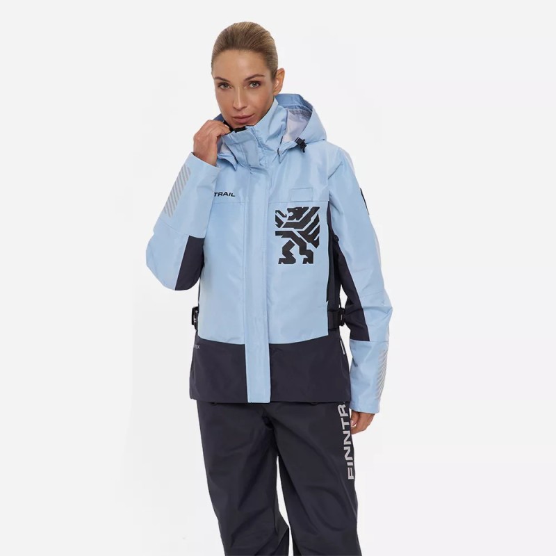 Куртка женская Finntrail Rachel 6455 LightBlue, мембрана Hard-Tex, голубой, размер 50-52 (XL), 170-180 cм