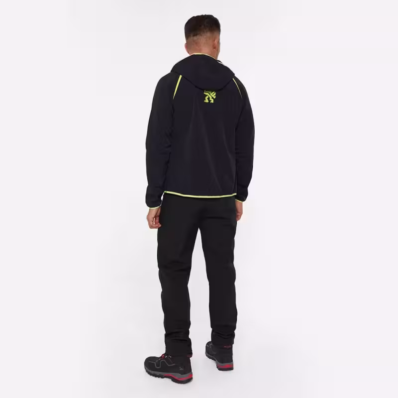 Брюки мужские Finntrail Nitro 4603 Graphite, ткань Софтшелл, черный, размер 58-60 (XXL), 185-195 см